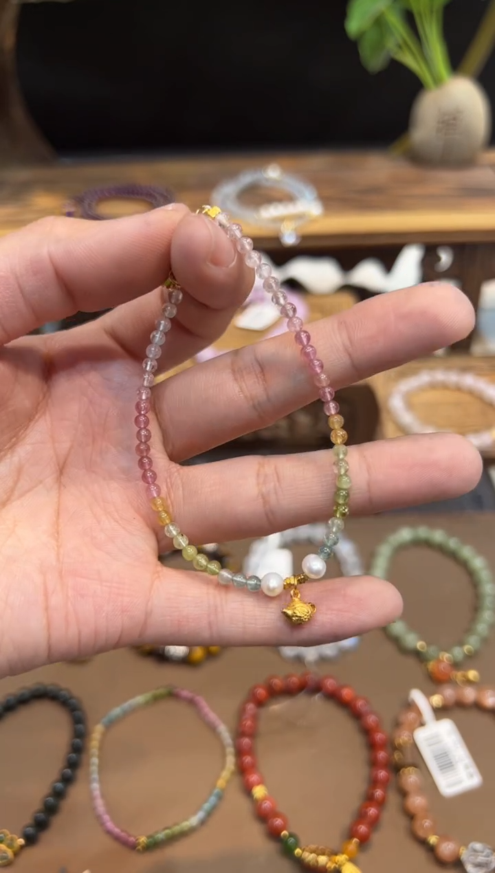 【闪购商品】碧玺手串未镶嵌@@手饰