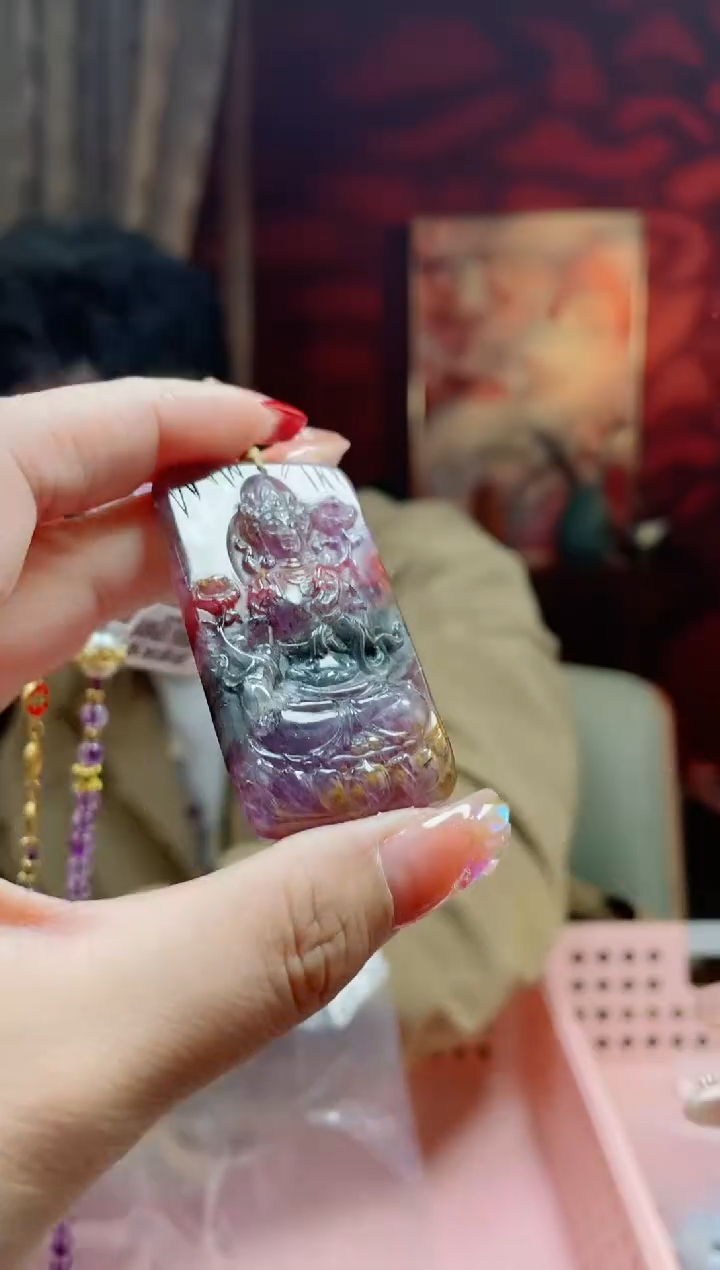 【闪购商品】水晶吊坠未镶嵌极光23多样性发其一
