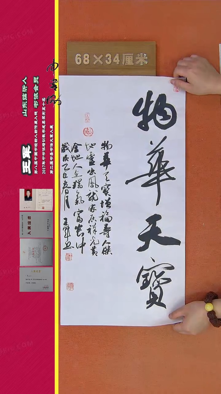 【闪购商品】书法282王军书法作品