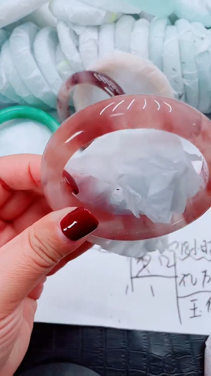 【闪购商品】石英质玉手镯未镶嵌Q147-60-59