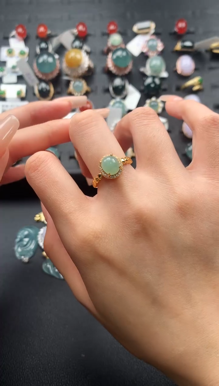 【闪购商品】翡翠戒指未镶嵌34444444