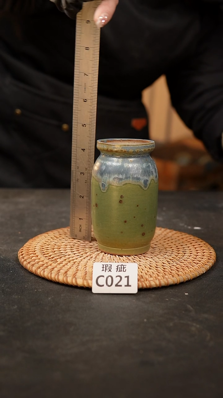 【闪购商品】瓷片泥021泥手工花盆口5高11