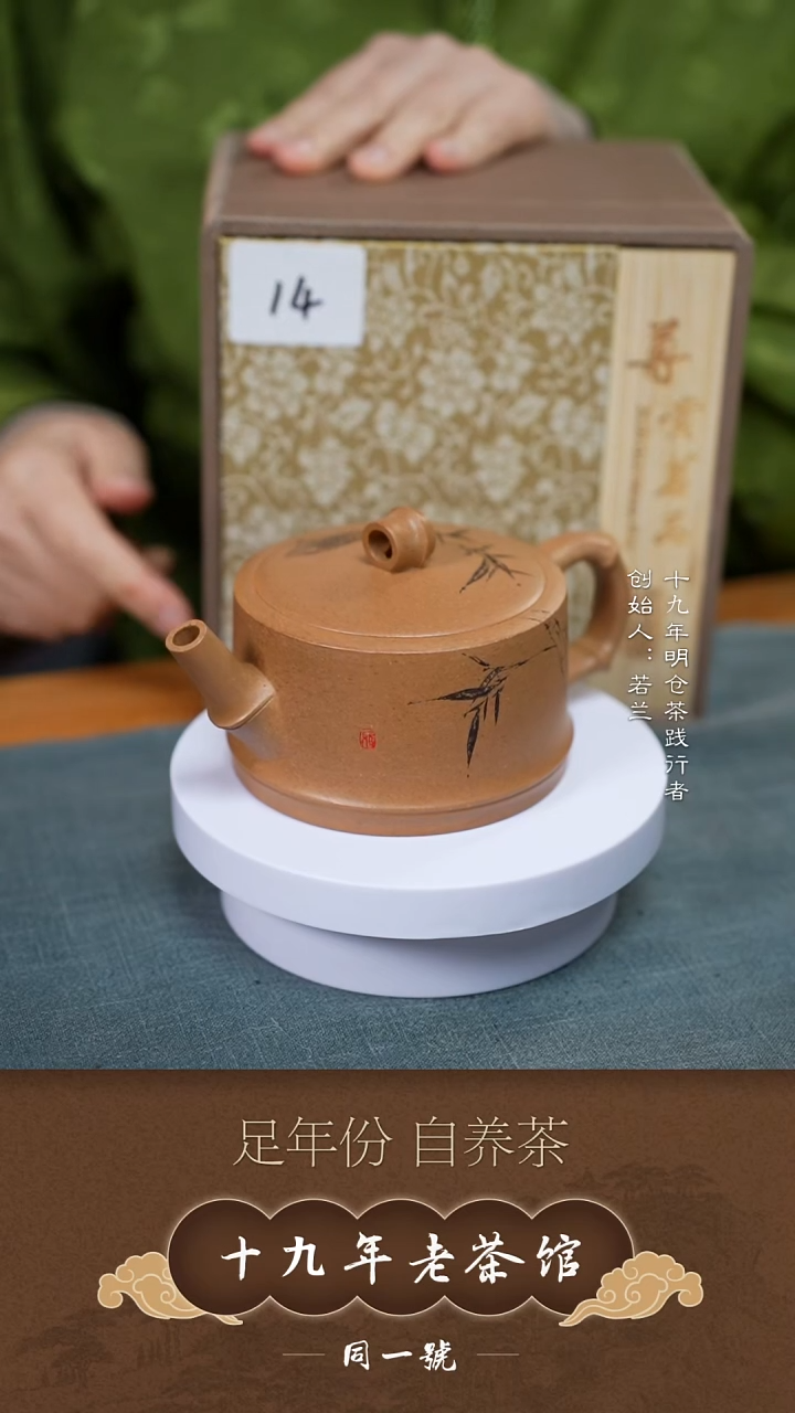 茶壶紫砂宜兴原矿紫砂精品壶14号
