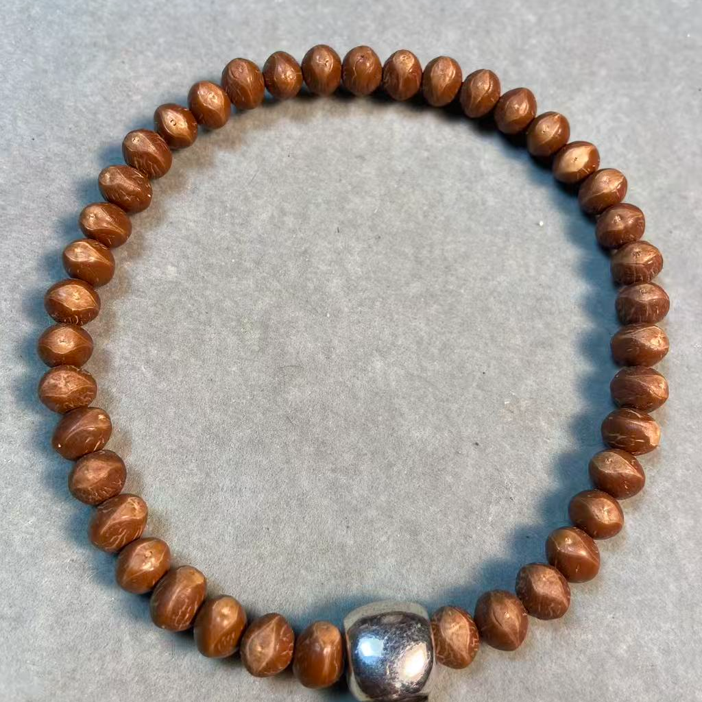 国产小凤眼酸枣核手串精工打磨文玩手串