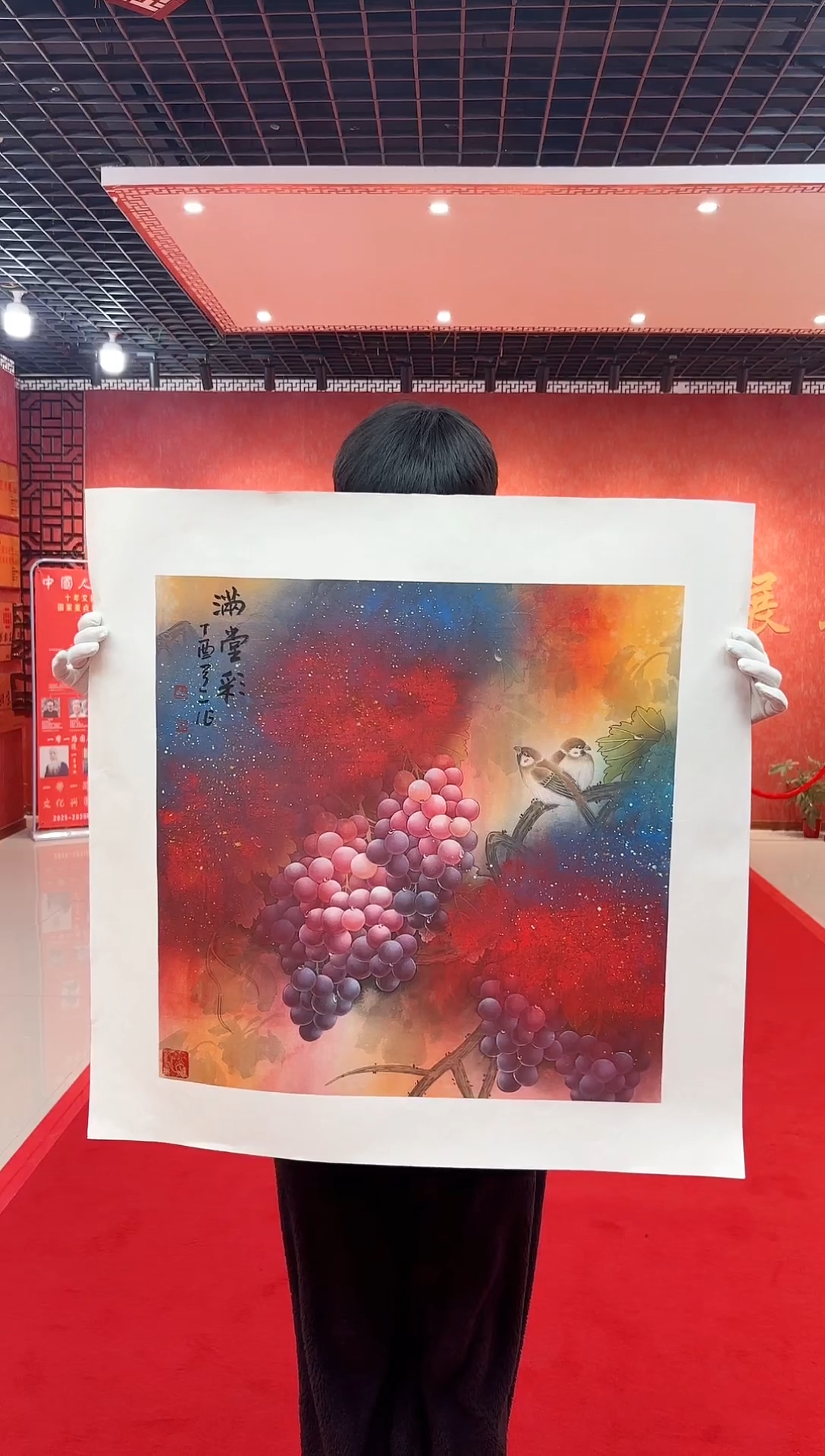 【闪购商品】国画国画道一老师手绘作品D30