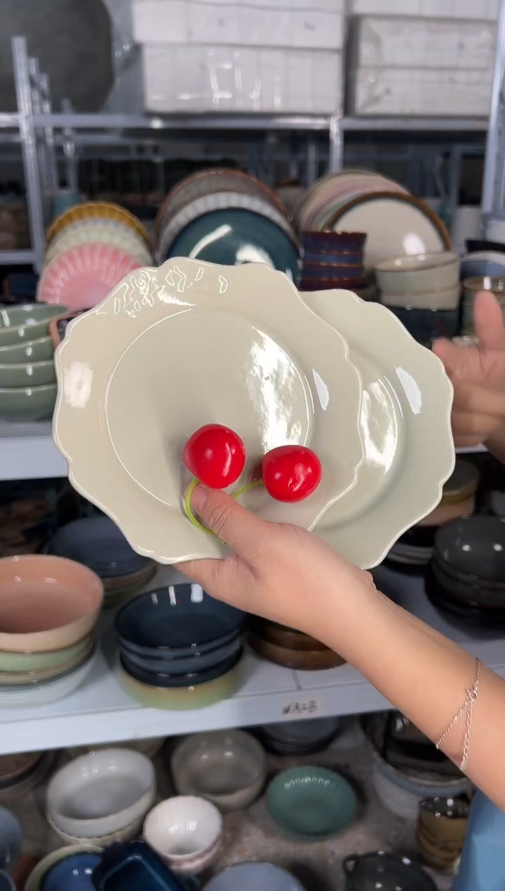 陶瓷外贸尾货瑕疵满20包邮X2吐骨碟