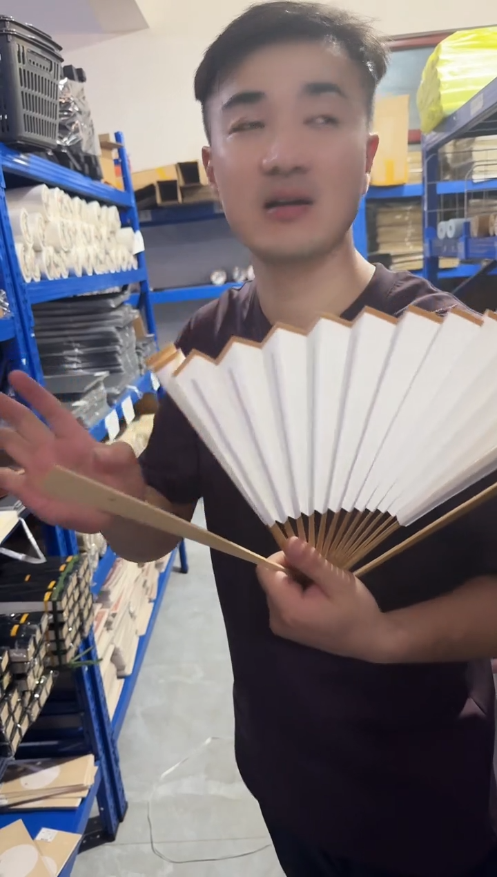 9.5寸玉竹折扇1把