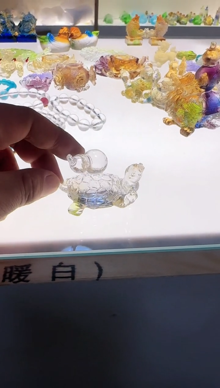 手工艺品琉璃福禄龟家