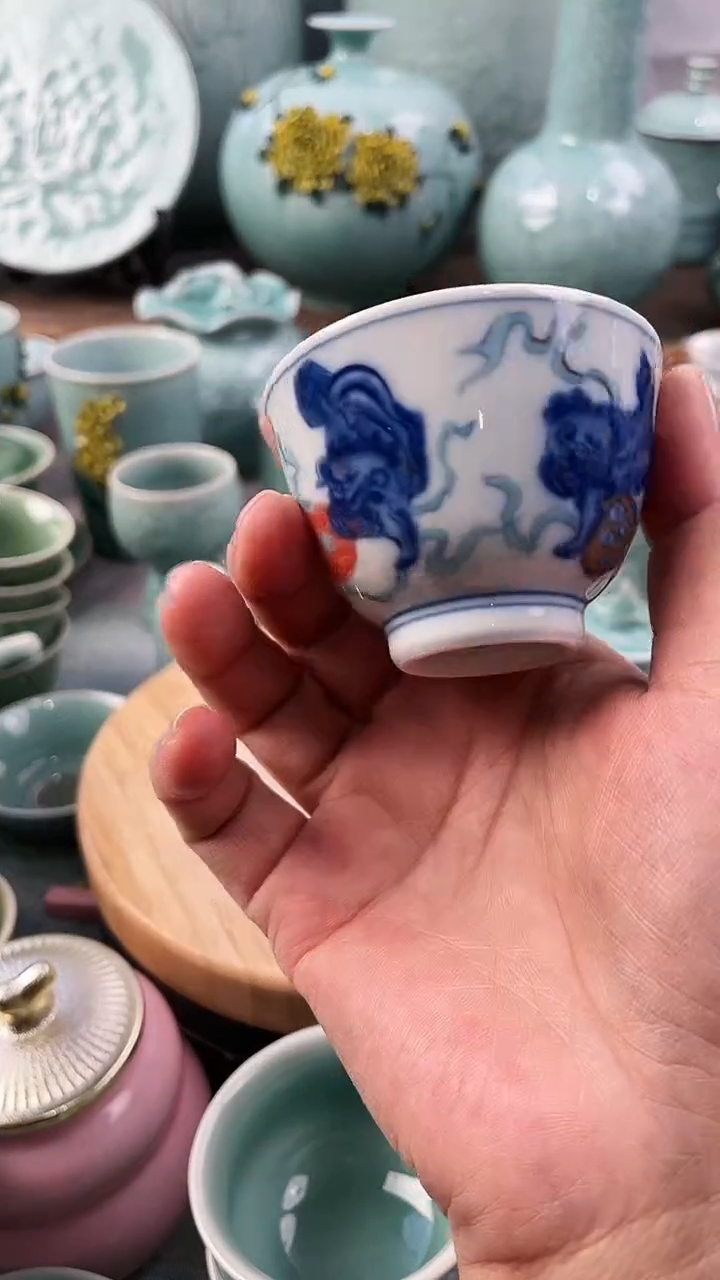 【闪购商品】特价 微瑕 慧仙青瓷