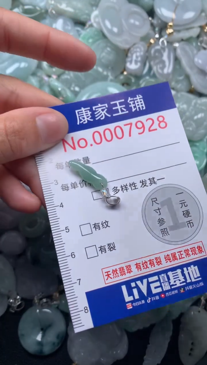 颈饰未镶嵌翡翠7928