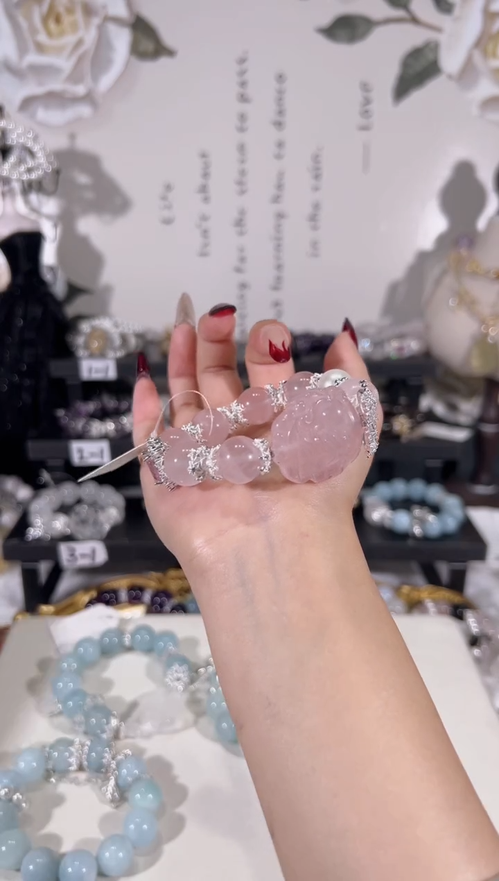 【闪购商品】水晶手链未镶嵌天然水晶默认微瑕，多样性发货发其一