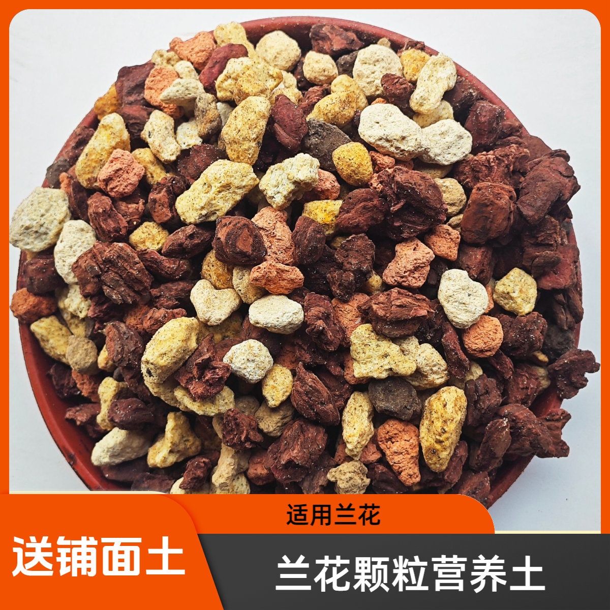 4升（送铺面土）兰花颗粒植料6-12mm营养土沥水透气保湿促根长芽