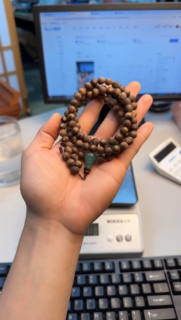 手串沉香香港沉香0.9*