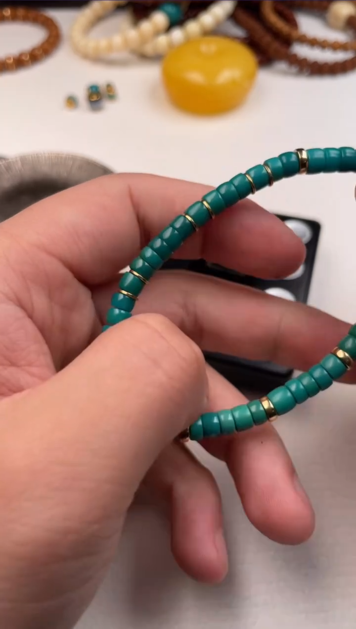 【闪购商品】绿松石配饰18K金镶嵌 绿松石 配