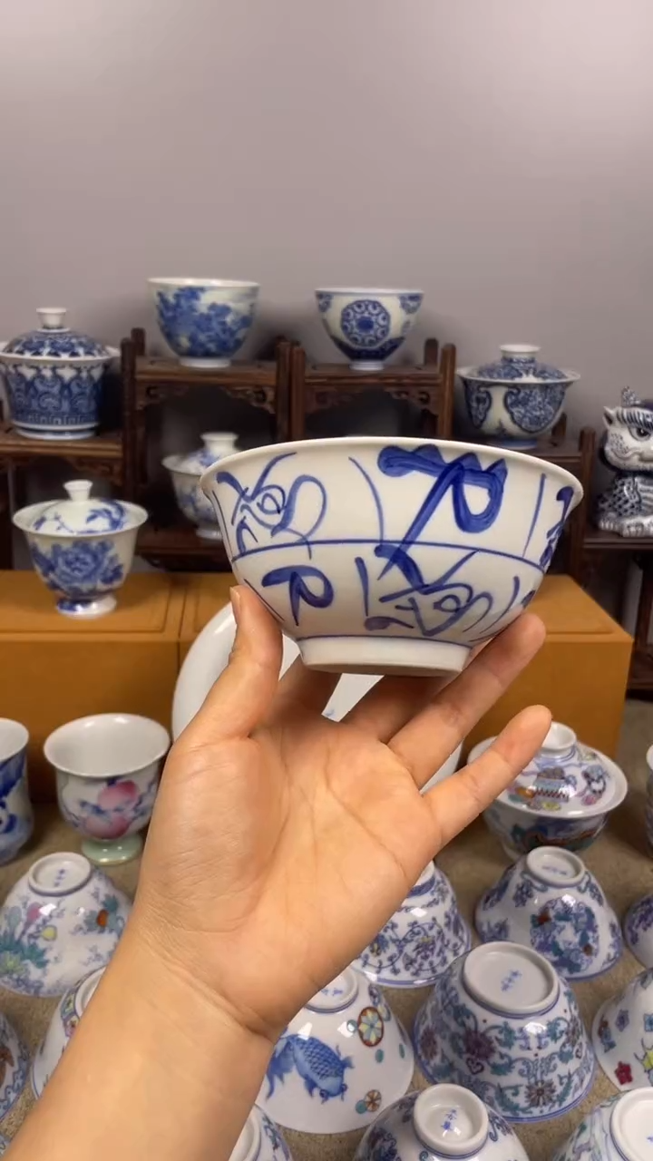 摆件景德镇手工手绘陶瓷