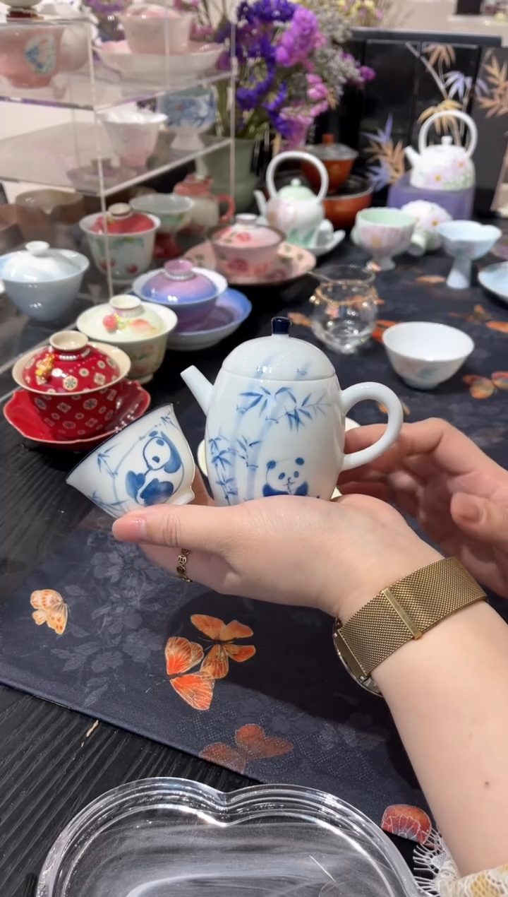 【闪购商品】拍照样品微瑕 泡茶壶+正品茶杯