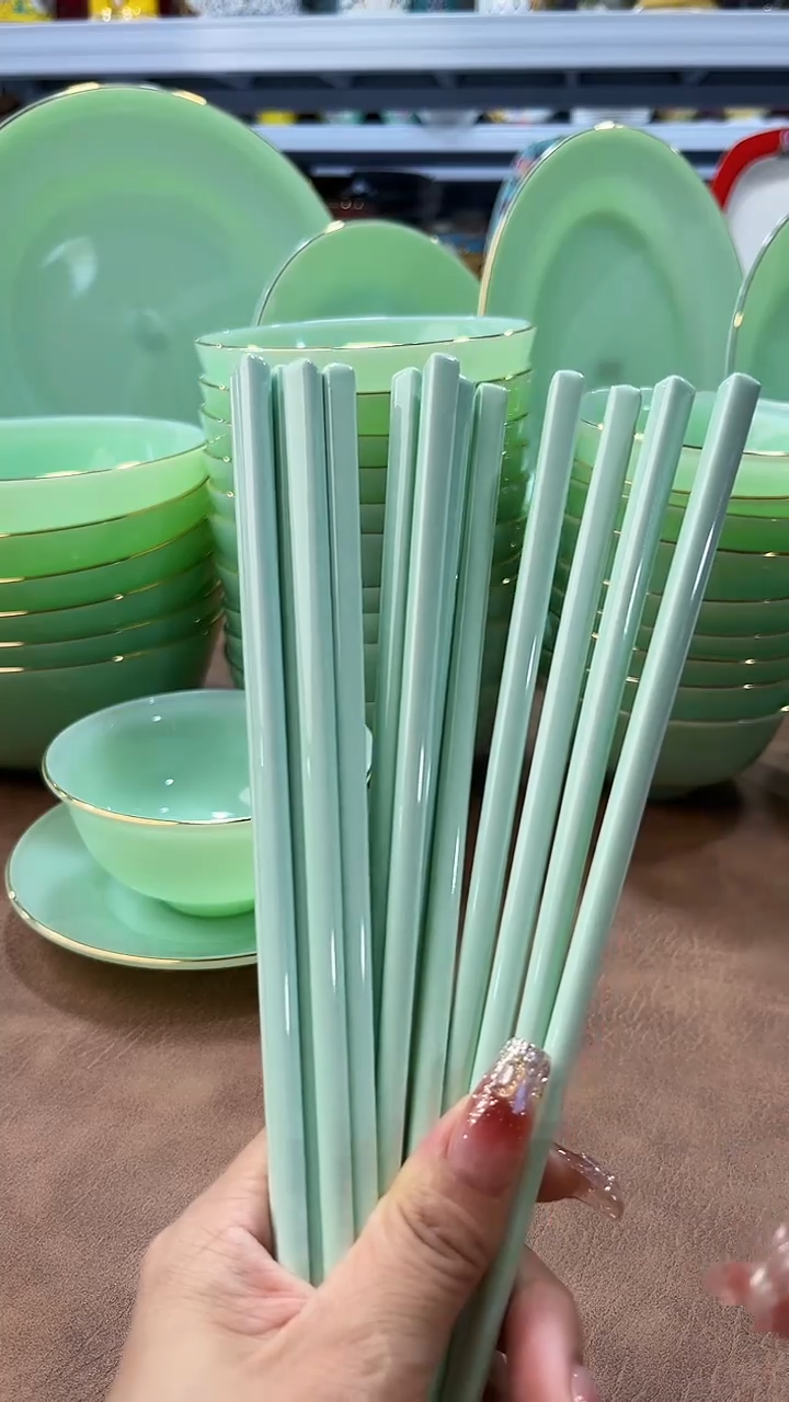 玉瓷筷子10双景德镇餐具