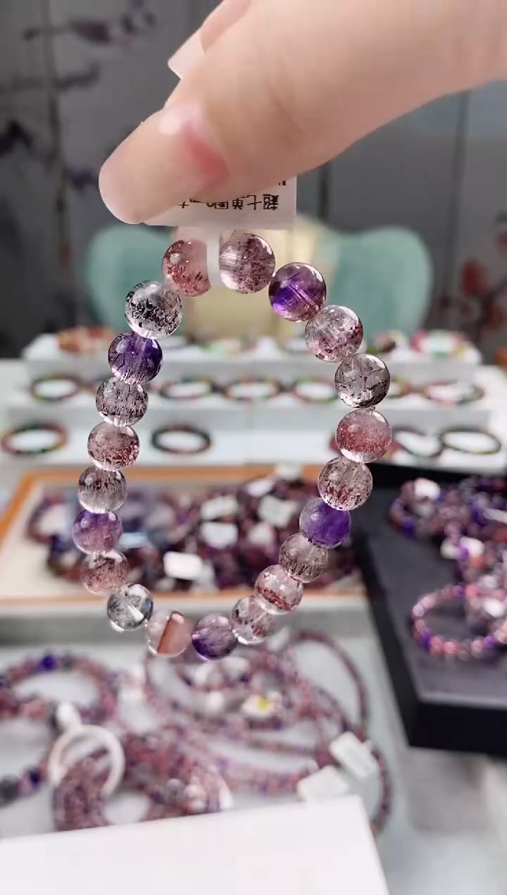 【闪购商品】水晶超七单圈9*未镶嵌多人多样性发其一