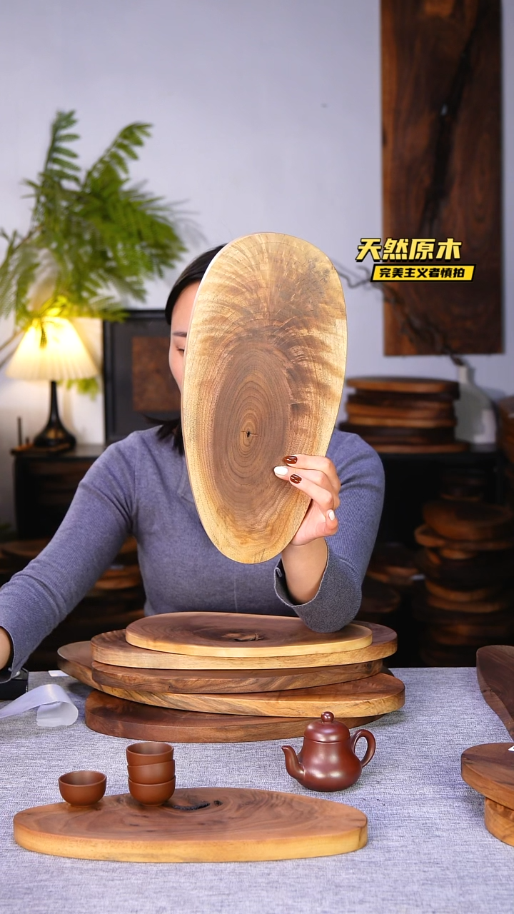 木北美黑胡桃原木.干裂疤结不属于商品质量问题完美主义者慎拍