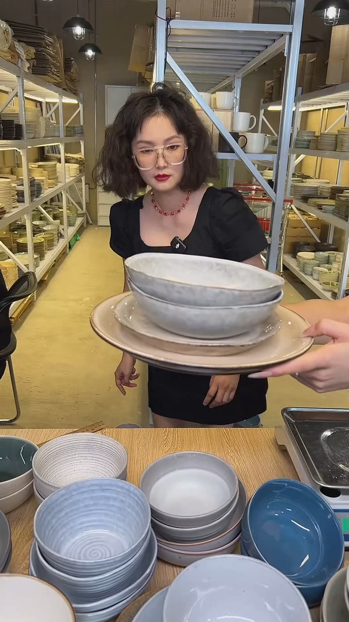 陶4进出口釉下彩陶瓷餐具