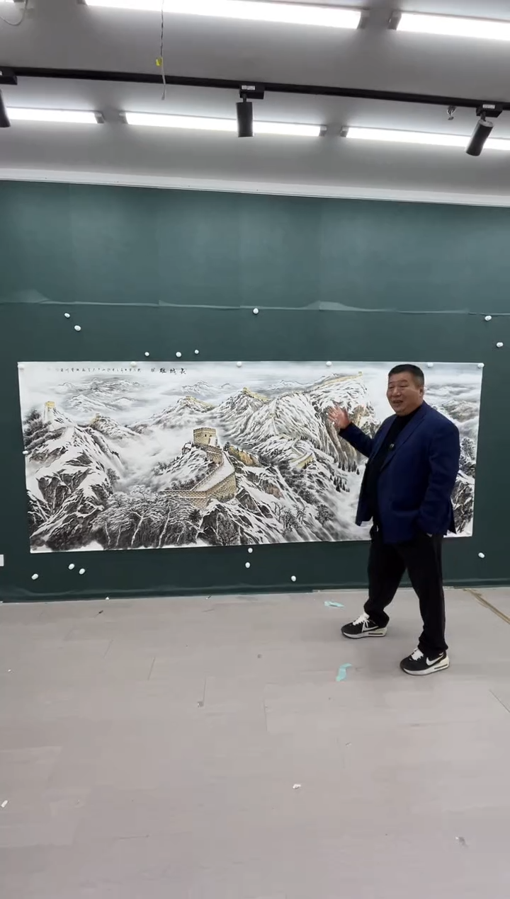 【闪购商品】绘画李川浦-大丈二-纸片-山水-26-0
