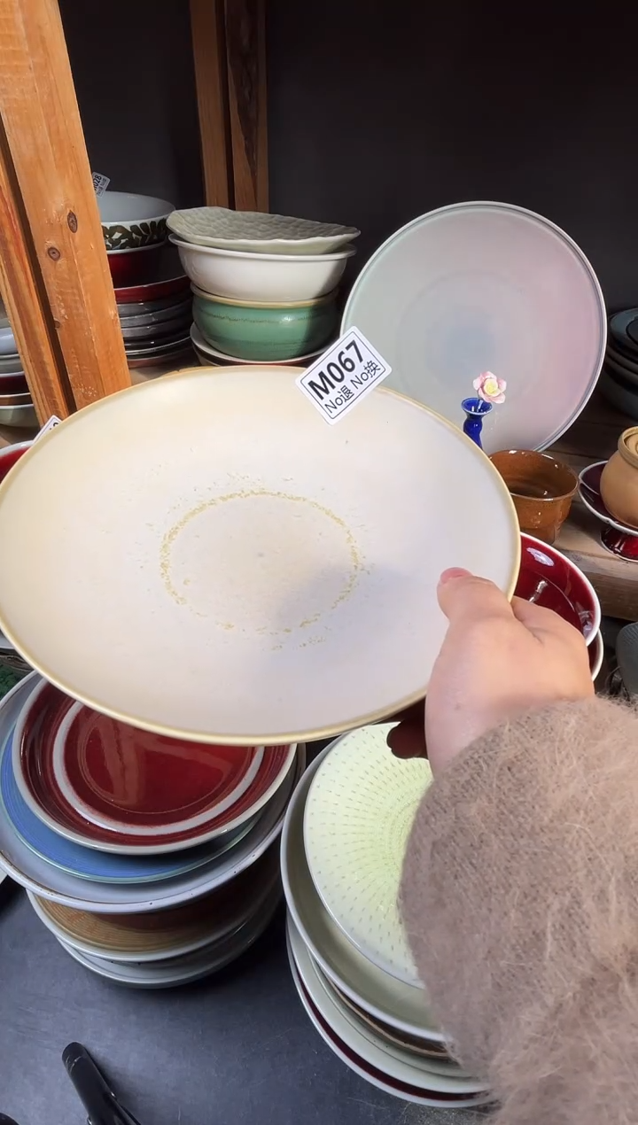 瓷片三*m067白流沙浅盘福利