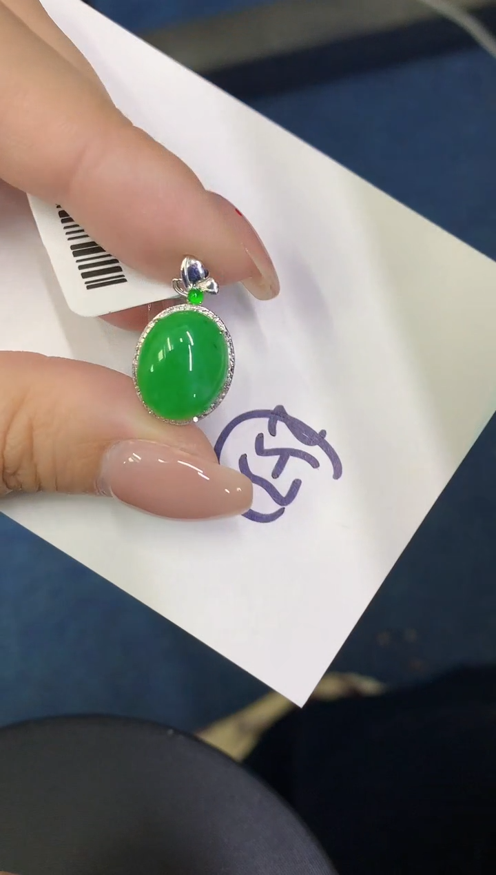 【闪购商品】翡翠颈饰18K金镶嵌00000000000