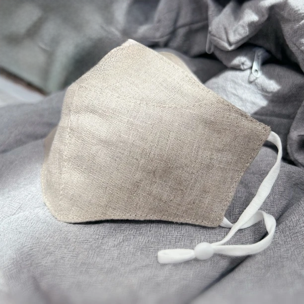 常规款 双雨露纯汉麻14支双层口罩 不分男女可调节