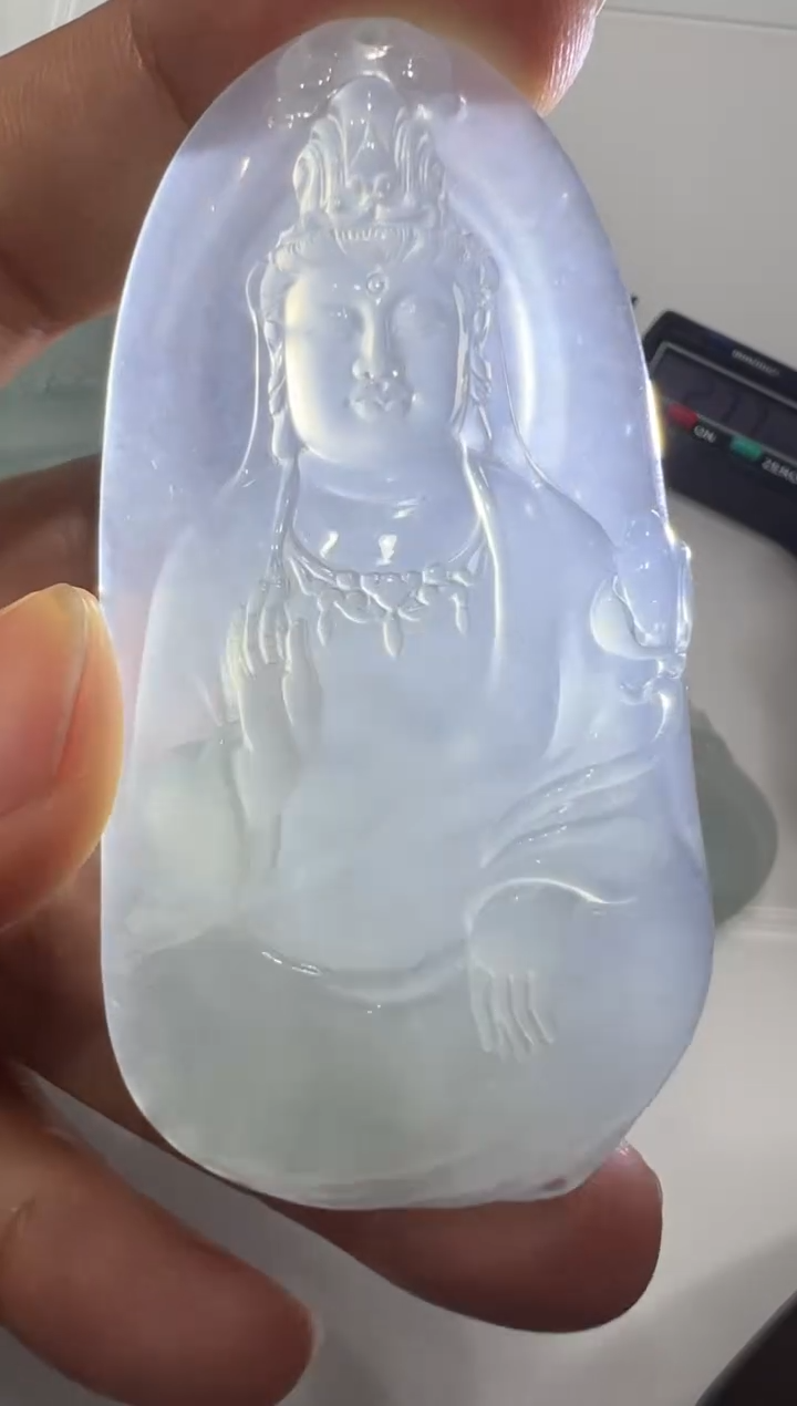 定制翡翠未镶嵌观音