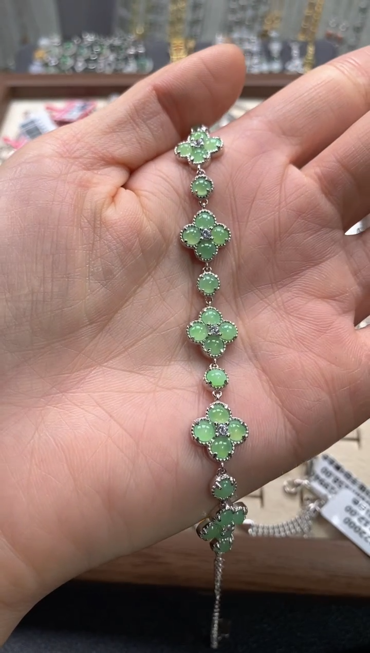 【闪购商品】翡翠戒指银S925镶嵌111111--1