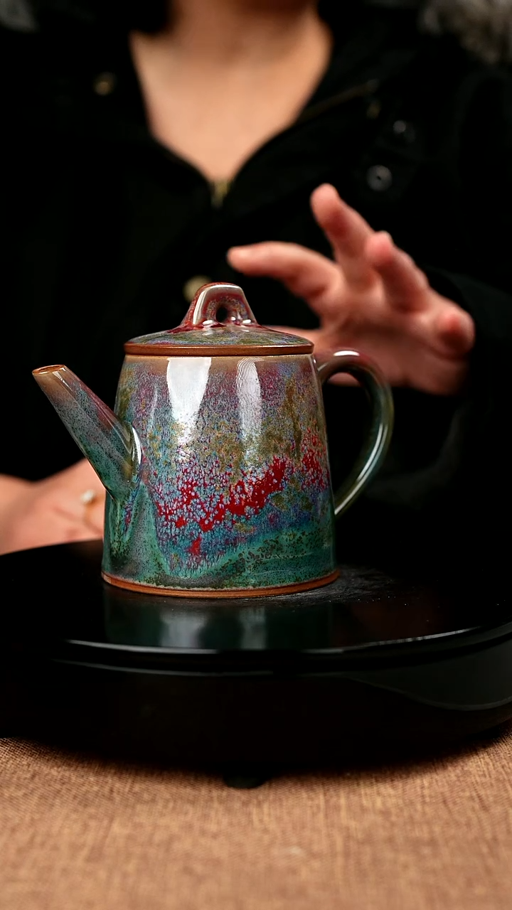 【闪购商品】311#省工一级品原矿钧瓷炉钧釉一统江山