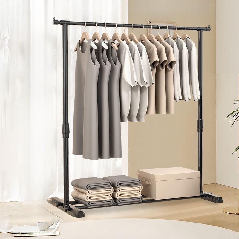 简易衣帽架家用衣架落地晾衣架阳台晒衣架立式挂衣架宿舍衣服架子