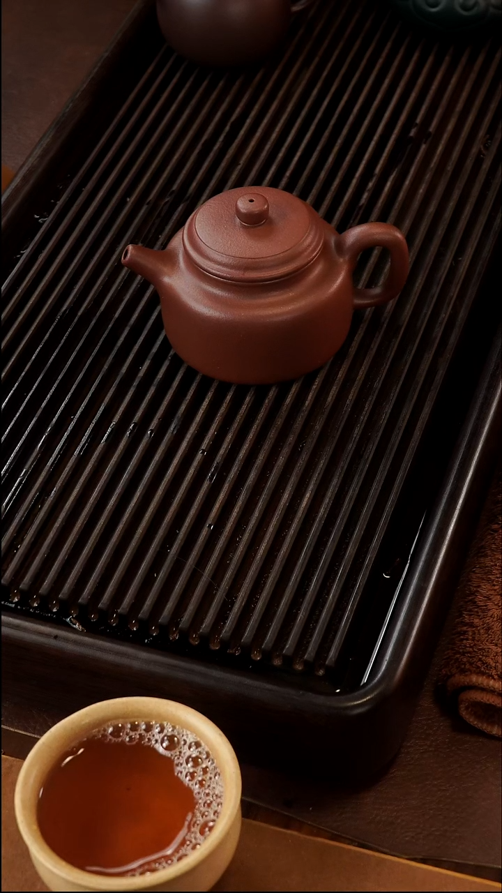 茶壶紫砂普***生半手底槽青活动款德钟