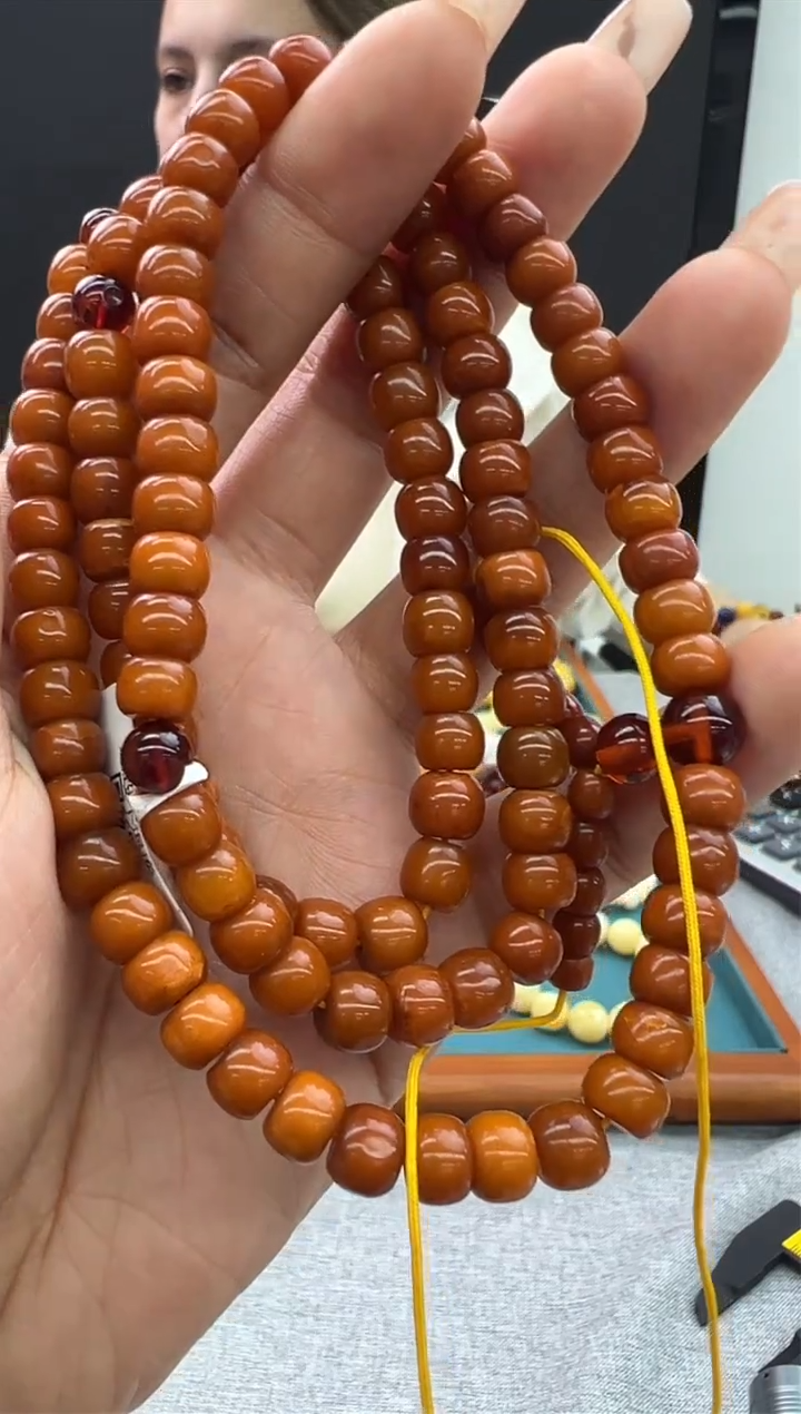 【闪购商品】琥珀颈饰未镶嵌523秒拍号