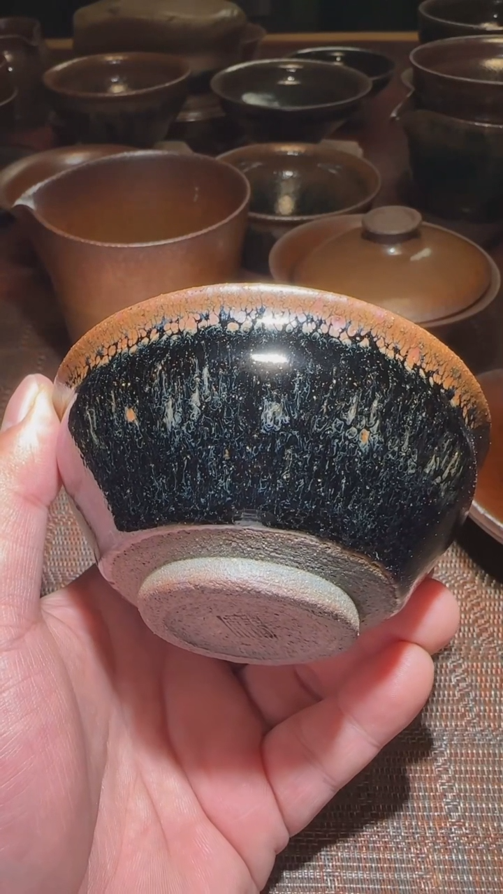 【闪购商品】茶盏微瑕通天龙窑柴烧建盏