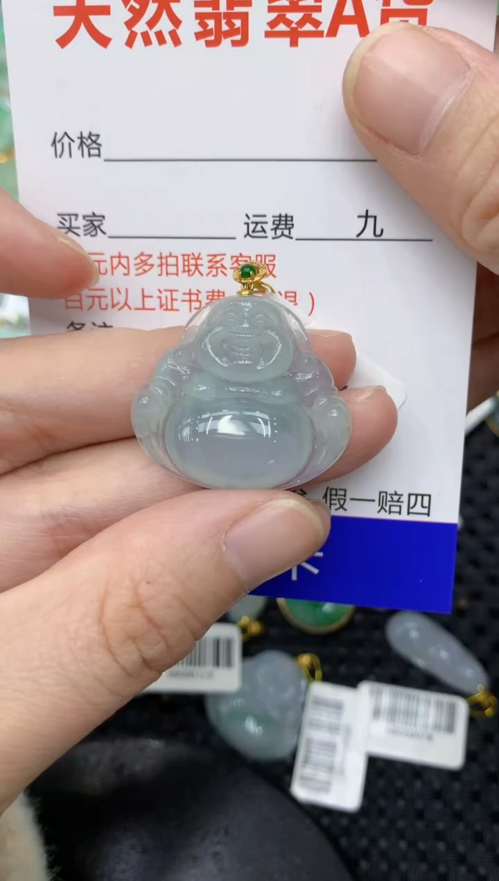 【闪购商品】翡翠颈饰18K金镶嵌11111111111