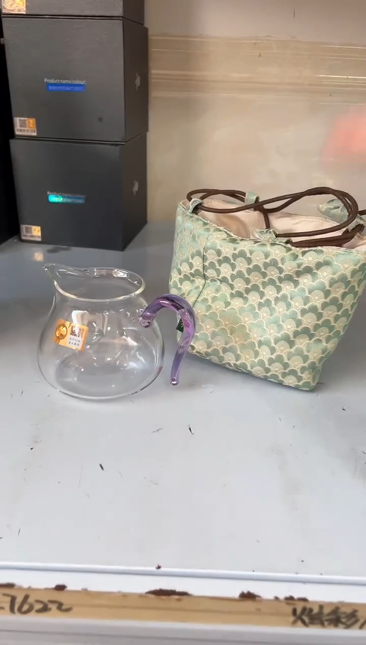 禾器/晶悦茶海/浅紫+茶事包猫爪