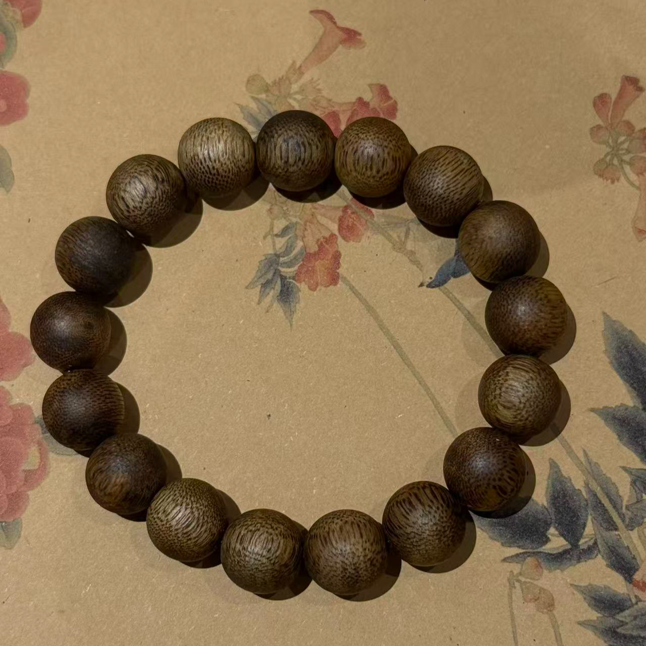 沉香（跨年庆典）马尼捞卡14圆珠单圈手串