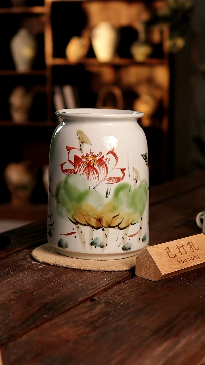 摆件27-455微瑕高度28口径15已打孔误差2