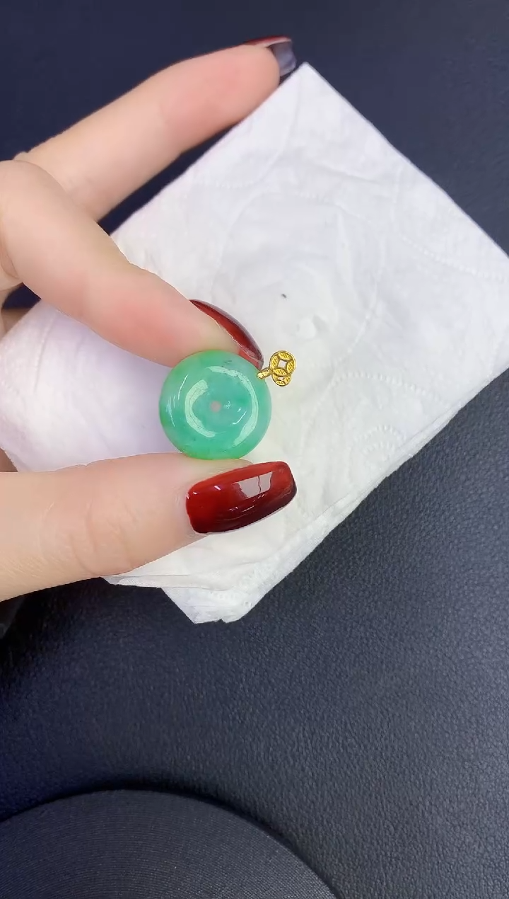 颈饰未镶嵌翡翠缅甸天然翡翠a货