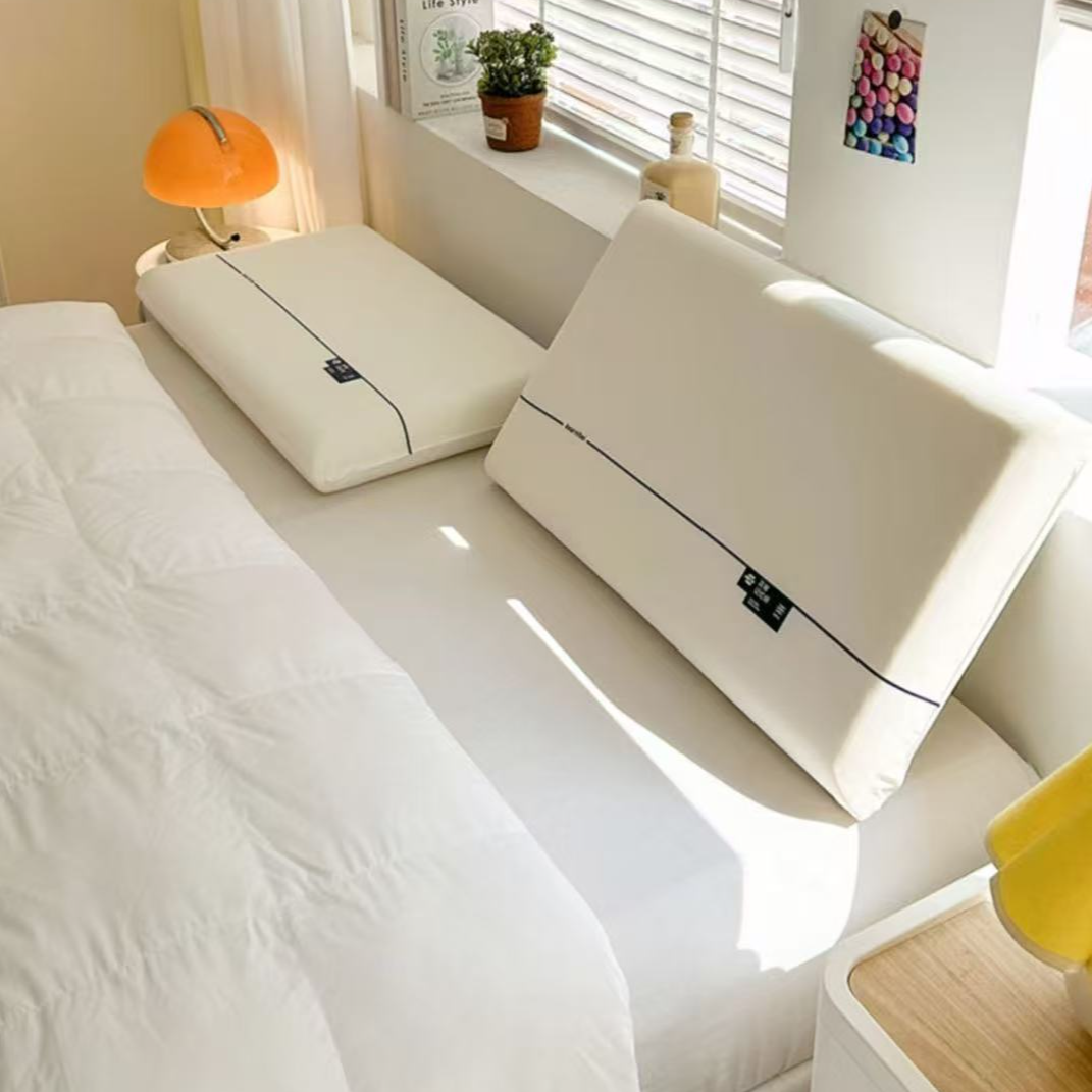 《琪琪家》1000g柔软舒适亲肤四星级酒店同款深睡眠零压记忆枕-YY