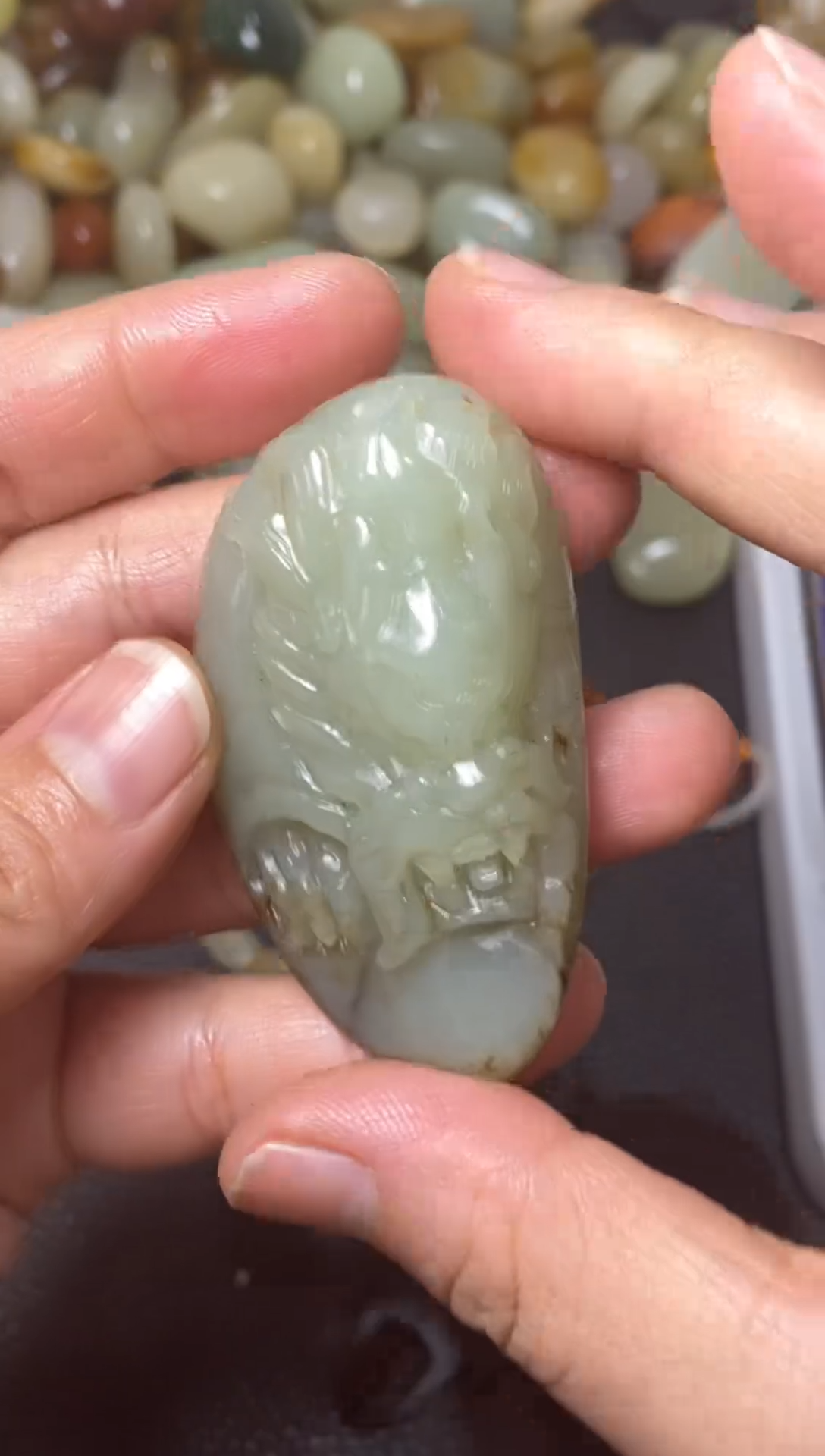 未镶嵌和田玉包链和田玉