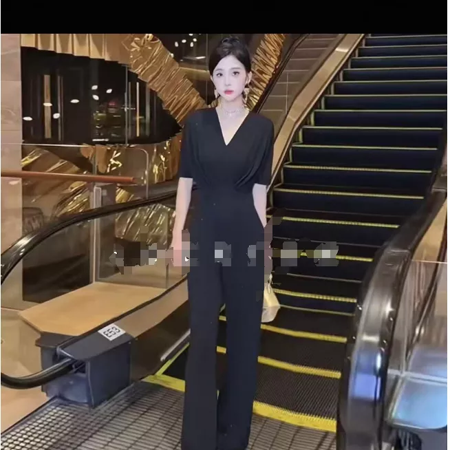 高级感气质时尚连体裤东21CD(裤长152左右)3517