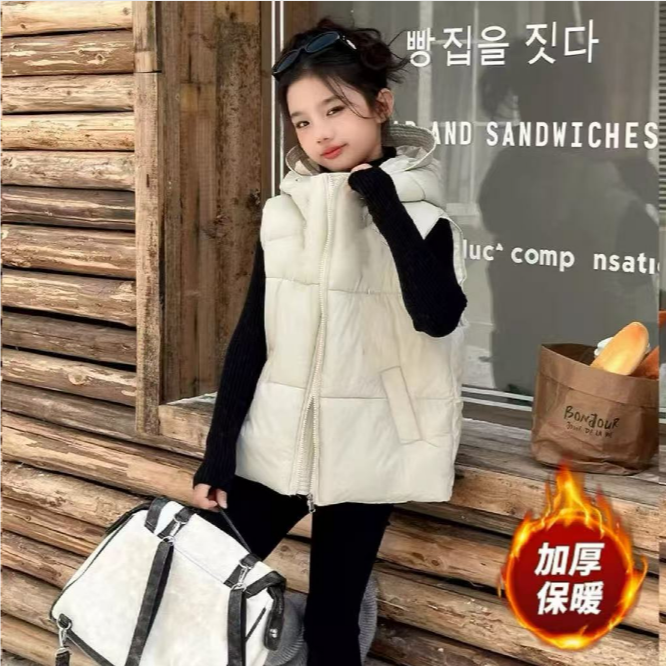 501173《现》韩版男童女童休闲舒适时尚洋气日常百搭气质棉马甲