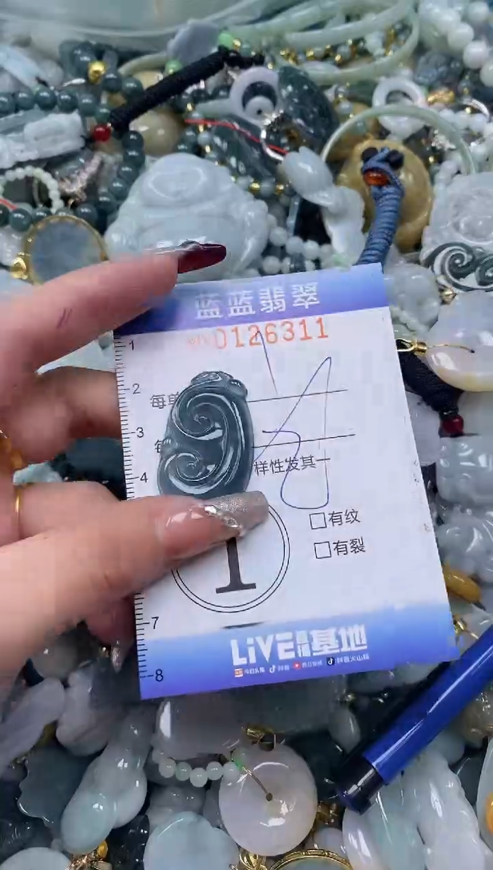 【闪购商品】翡翠颈饰未镶嵌闪购0126311多样性发其一