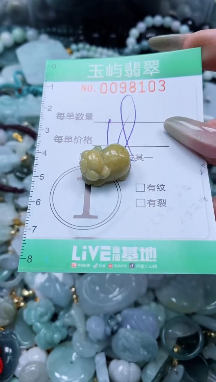 【闪购商品】翡翠未镶嵌颈饰闪购0098103