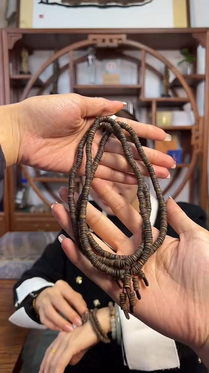 【闪购商品】沉香手串张勺子9克沉水片珠双圈多样性发一条