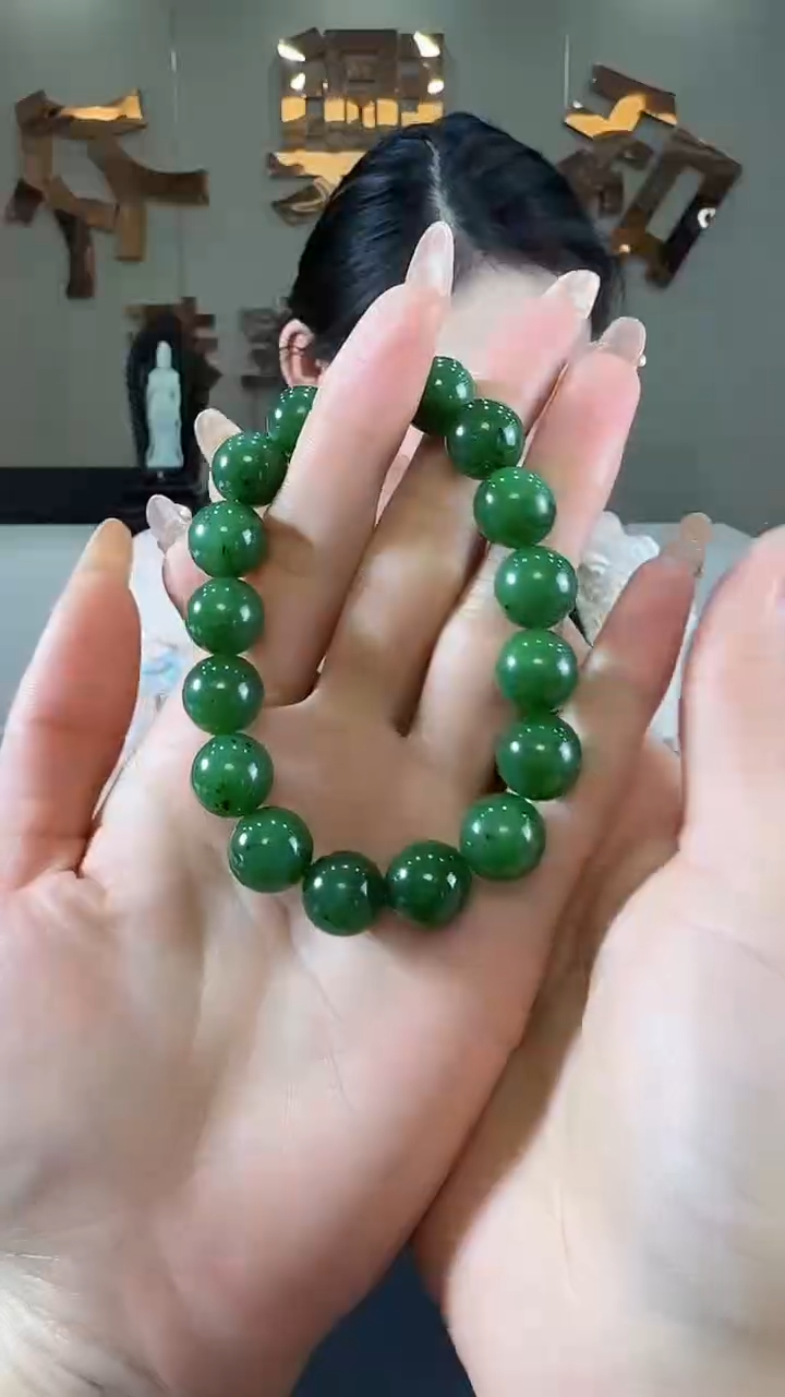 【闪购商品】和田玉手串未镶嵌手串约卡12