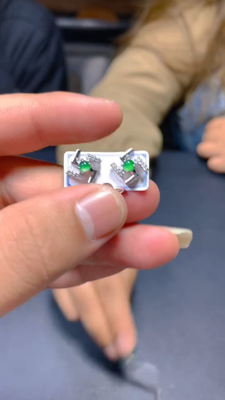 【闪购商品】翡翠耳饰未镶嵌0783374554/多样性发一