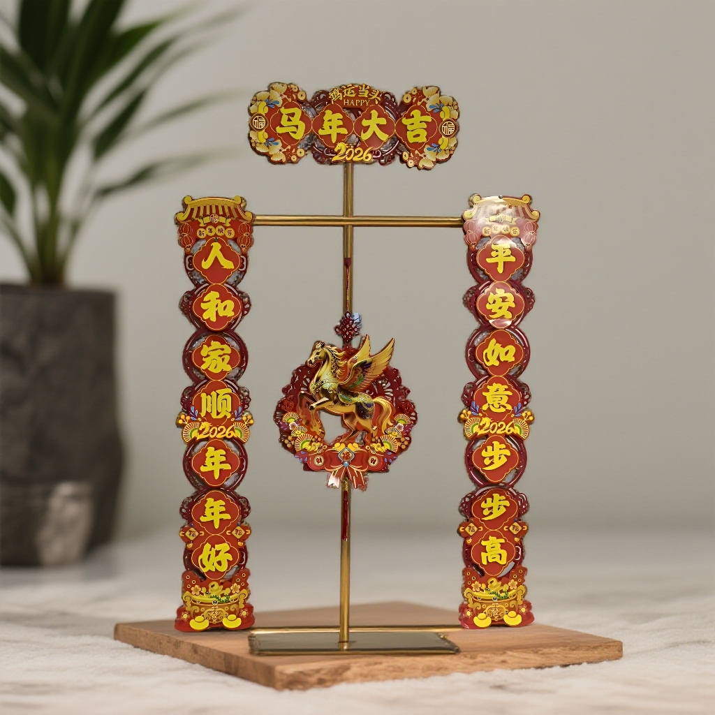 马年磁吸新年门贴